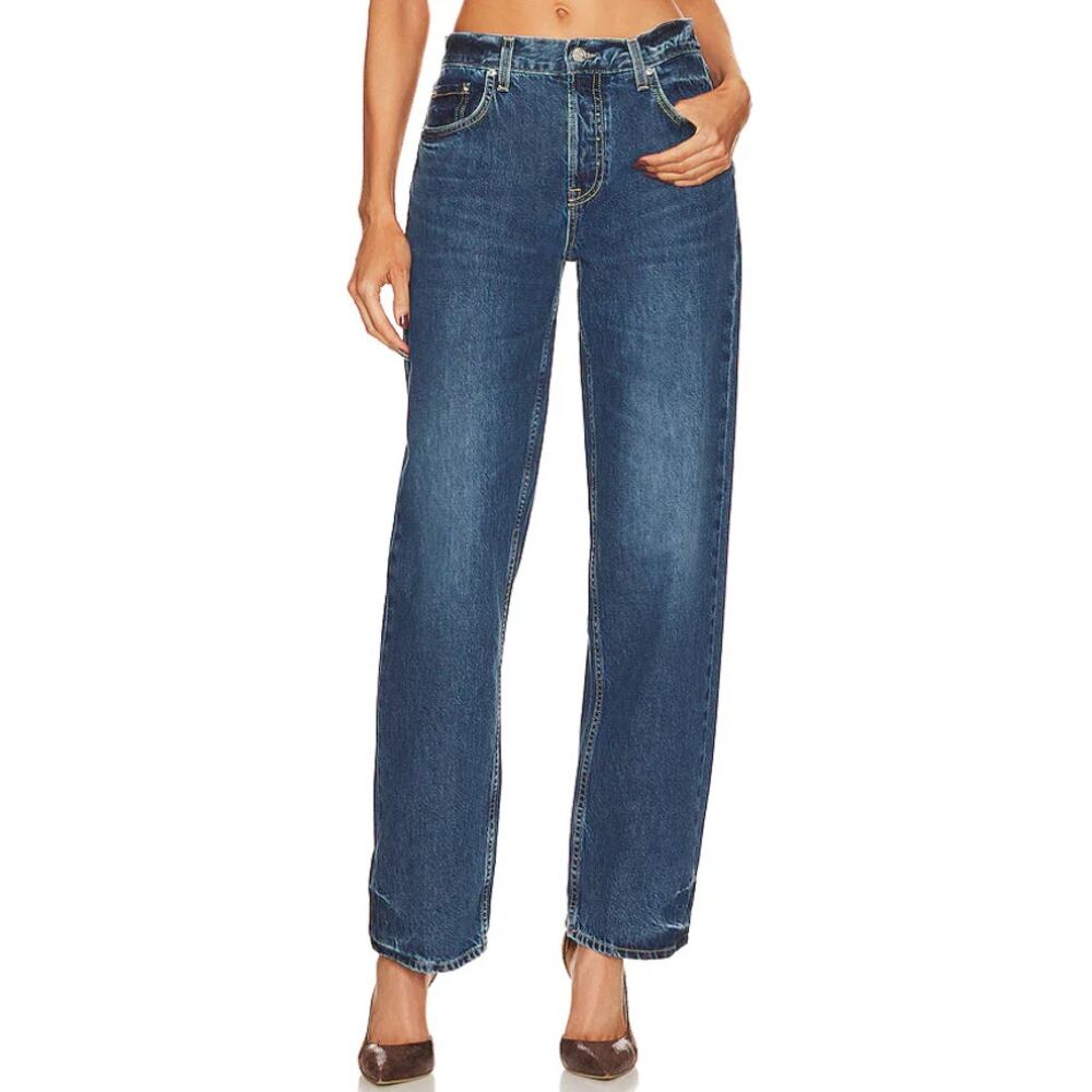 Grlfrnd 'Bella' Low Rise Boyfriend Denim Jean Size 24